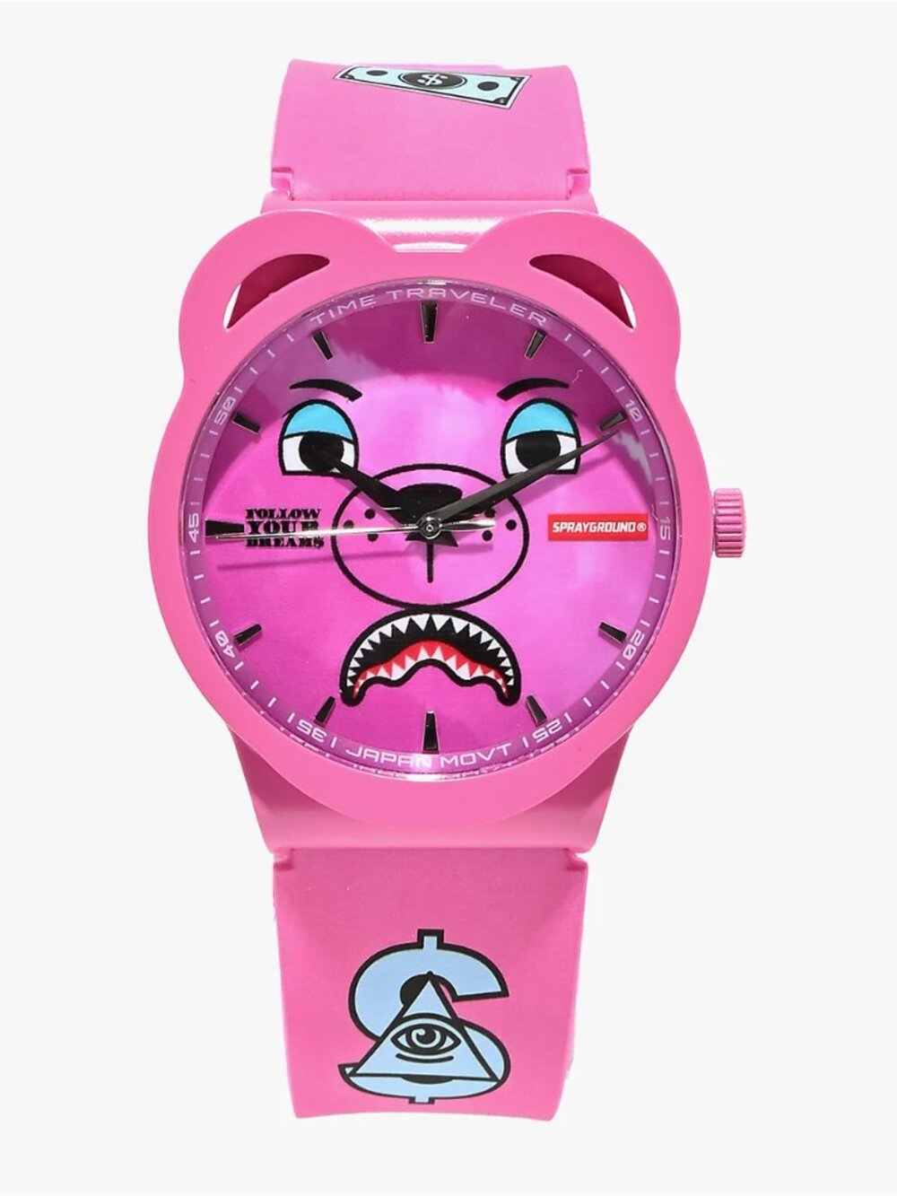 Sprayground Pink Analog Watch